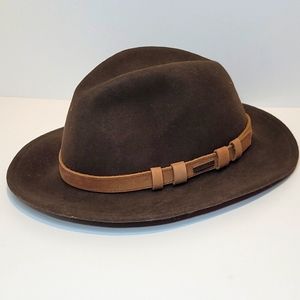Pendleton 100% Wool hat brown size medium AB135-71018